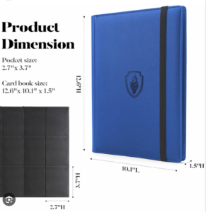 9 Pocket Card Binder